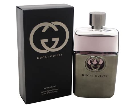 gucci guilty aftershave for men.